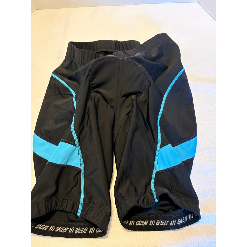 Baleaf Mens Padded Cycling Shorts Black Blue Size M Bike Chamois Performance